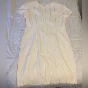 Cream casual dress size 11-12